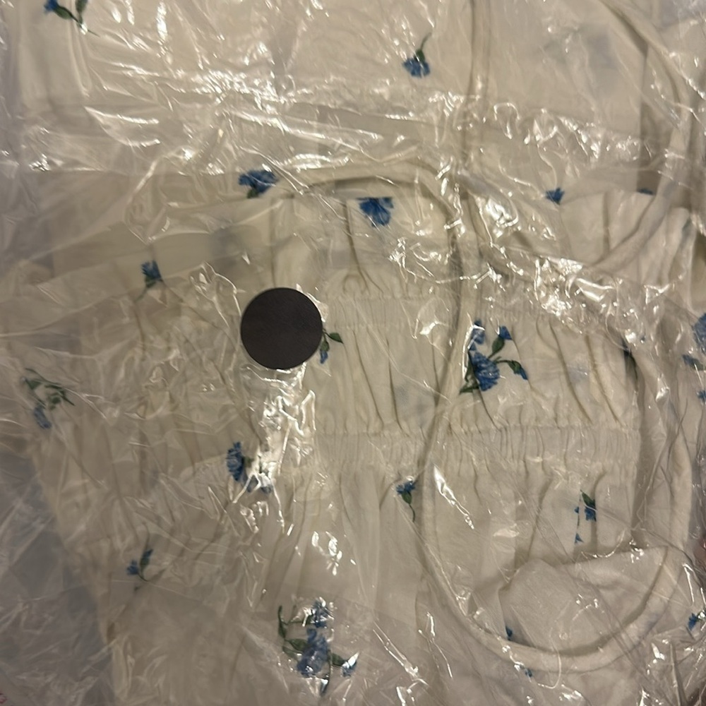 H&M White and Blue Chemise Intimates - Picture 14 of 14